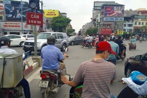Photo of traffic in Hanoi